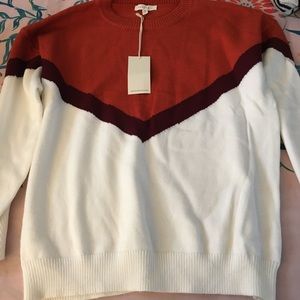 Medium rust chevron sweater